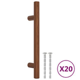 VidaXL Griffe 20 Stück 96 mm Edelstahl bronzefarben