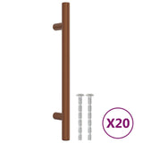 VidaXL Griffe 20 Stück 128 mm Edelstahl bronzefarben