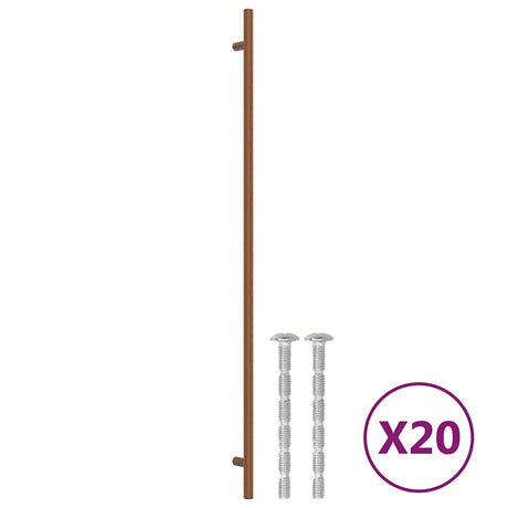 VidaXL Griffe 20 Stk. 480 mm Edelstahl bronzefarben