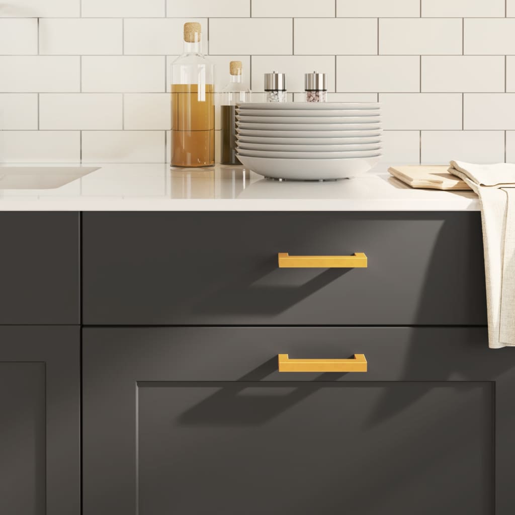 VidaXL Griffe 20 Stk. 96 mm Edelstahl goldfarben