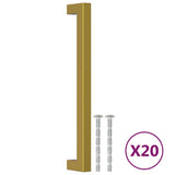 VidaXL Griffe 20 Stk. 192 mm Edelstahl goldfarben
