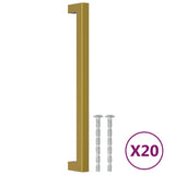 VidaXL Griffe 20 Stk. 224 mm Edelstahl goldfarben