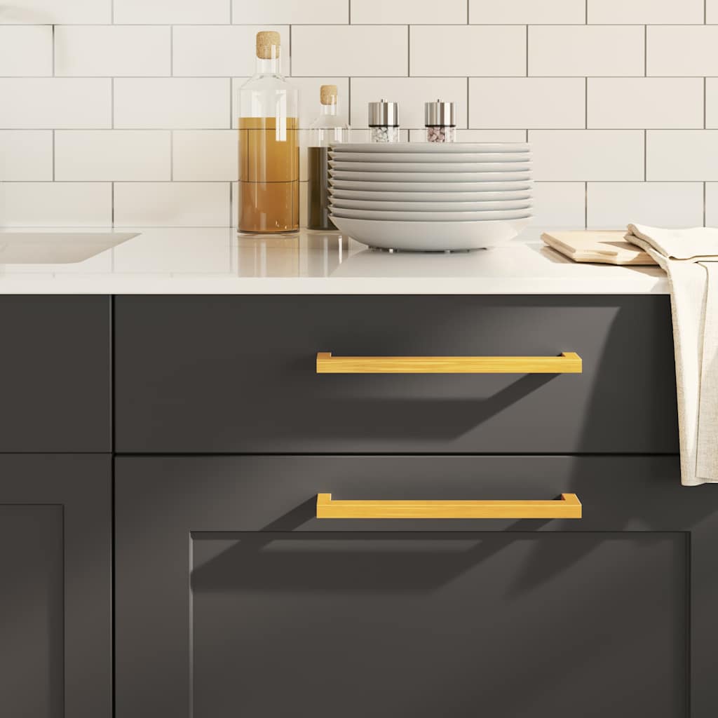 VidaXL Griffe 20 Stk. 224 mm Edelstahl goldfarben