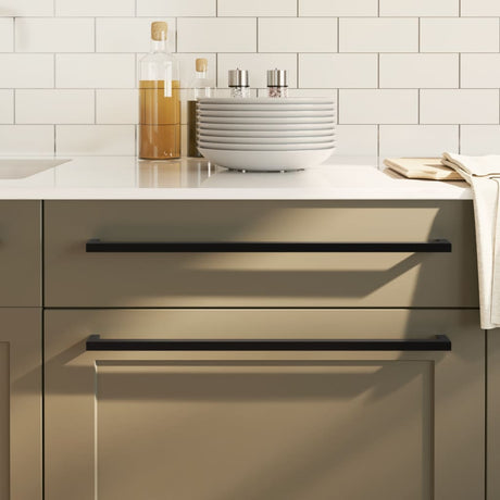 VidaXL Griffe 20 Stück 480 mm Edelstahl schwarz