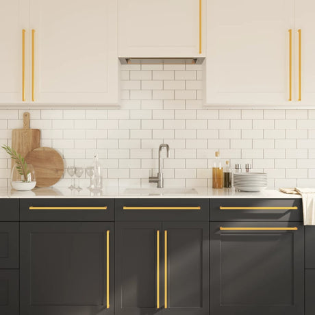 Vidaxx Griffe 10 Stück 480 mm Edelstahl goldfarben