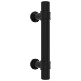 VidaXL Griffe 20 Stück 64 mm Edelstahl schwarz