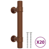 VidaXL Griffe 20 Stück 64 mm Edelstahl bronzefarben