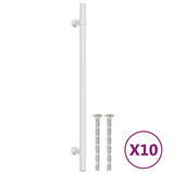 VidaXL Griffe 10 Stück 224 mm Edelstahl silberfarben