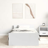 Vidaxl bedframe bewerkt hout wit 90x190 cm