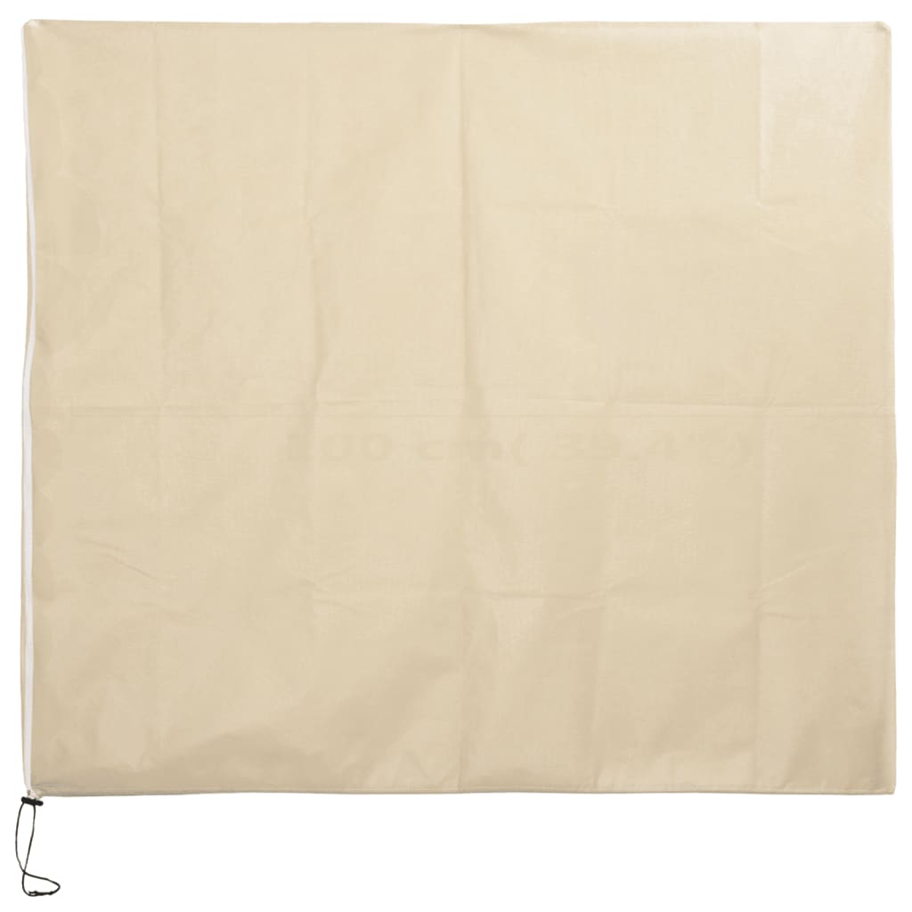 Vidaxxl Pflanzenabdeckungen mit Reißverschluss 70 g m² 3,93 x 3,5 m