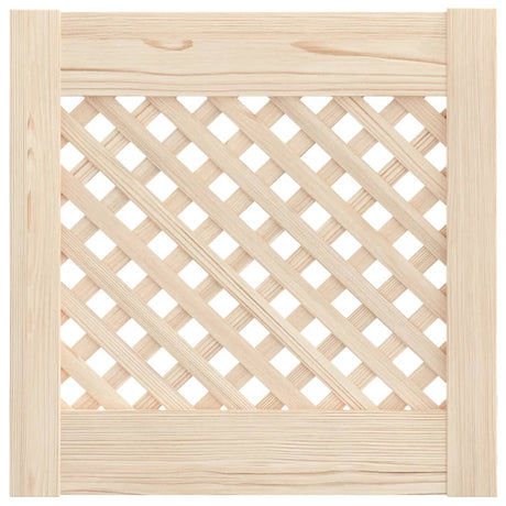 Vidaxx Schranktüren mit Lamellen 2 Stück 39,5x39,5 cm massives Kiefernholz