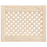 Vidaxx Schranktüren mit Lamellen 2 Stück 49,5x39,5 cm massives Kiefernholz