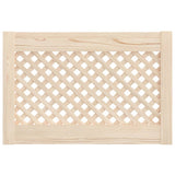 Vidaxx Schranktüren mit Lamellen 2 Stück 59,5x39,5 cm massives Kiefernholz