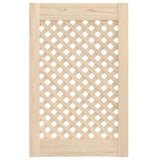 Vidaxx Schranktüren mit Lamellen 2 Stück 39,5x61,5 cm massives Kiefernholz