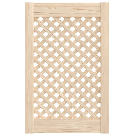 Vidaxx Schranktüren mit Lamellen 2 Stück 39,5x61,5 cm massives Kiefernholz