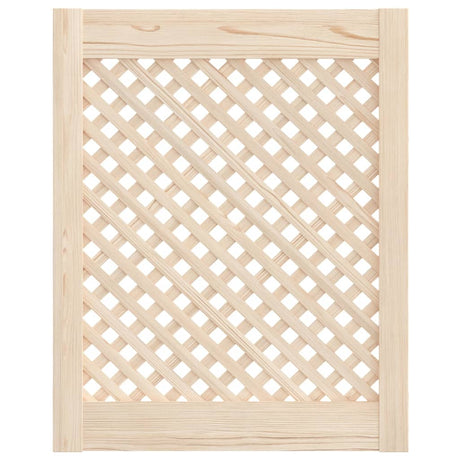 Vidaxx Schranktüren mit Lamellen 2 Stück 49,5x61,5 cm massives Kiefernholz