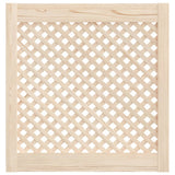 Vidaxx Schranktüren mit Lamellen 2 Stück 59,5x61,5 cm massives Kiefernholz
