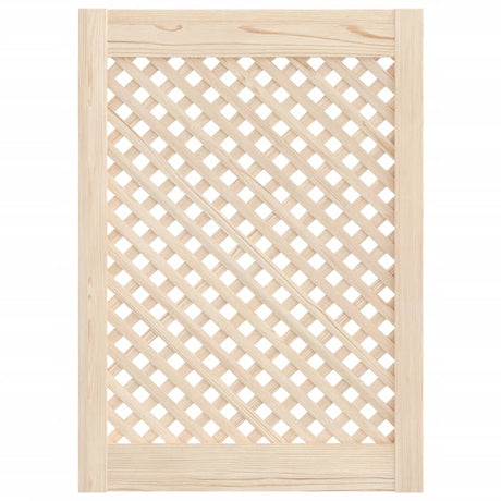 Vidaxx Schranktüren mit Lamellen 2 Stück 49,5x69 cm massives Kiefernholz