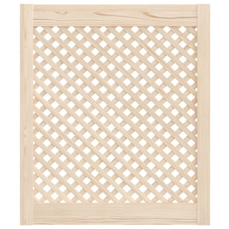 Vidaxx Schranktüren mit Lamellen 2 Stück 59,5x69 cm massives Kiefernholz