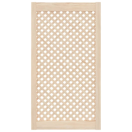 Vidaxx Schranktüren mit Lamellen 2 Stück 49,5x99 cm massives Kiefernholz