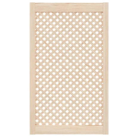 Vidaxx Schranktüren mit Lamellen 2 Stück 59,5x99 cm massives Kiefernholz