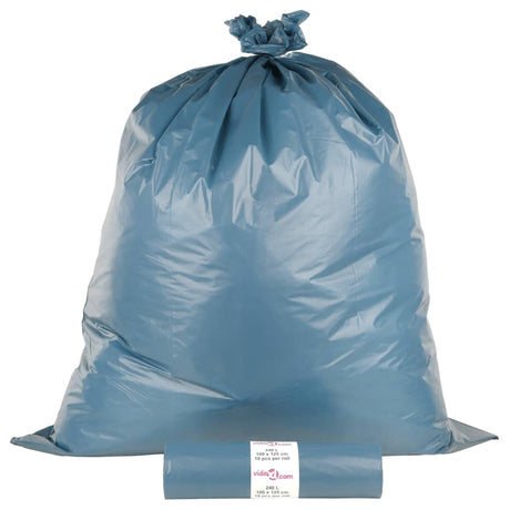 VidaXL Müllsäcke 100 Stück 240 l blau