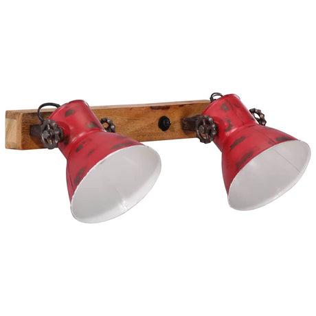 Vidaxxl Wandleuchte 25 W E27 45 x 25 cm verwittertes Rot