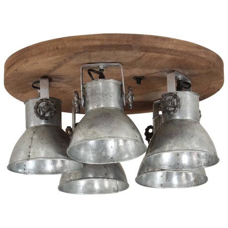 Vidaxx Deckenleuchte 25 W E27 50x50x25 cm Vintage Silber