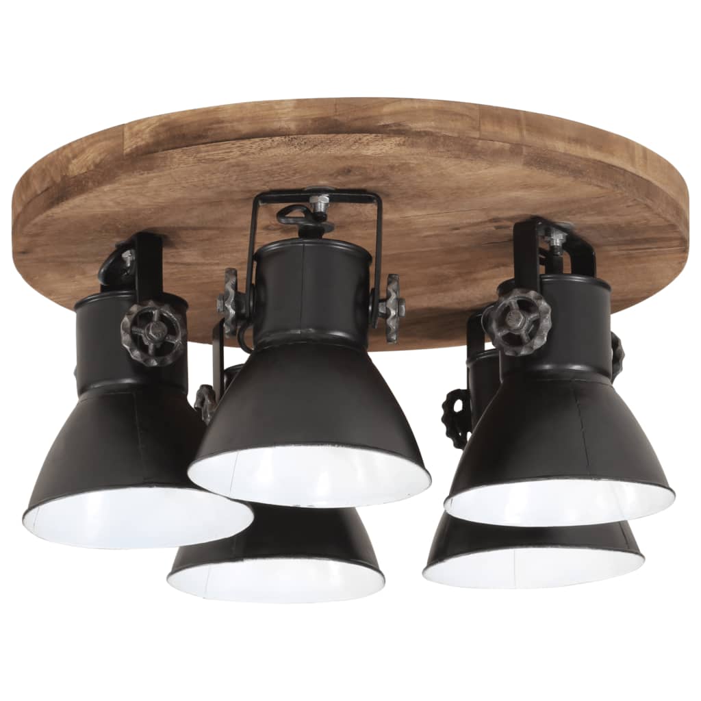 Vidaxx Deckenleuchte 25 W E27 50x50x25 cm schwarz
