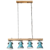 Vidaxx Deckenleuchte 25 W E27 90x24x111 cm verwittertes Blau