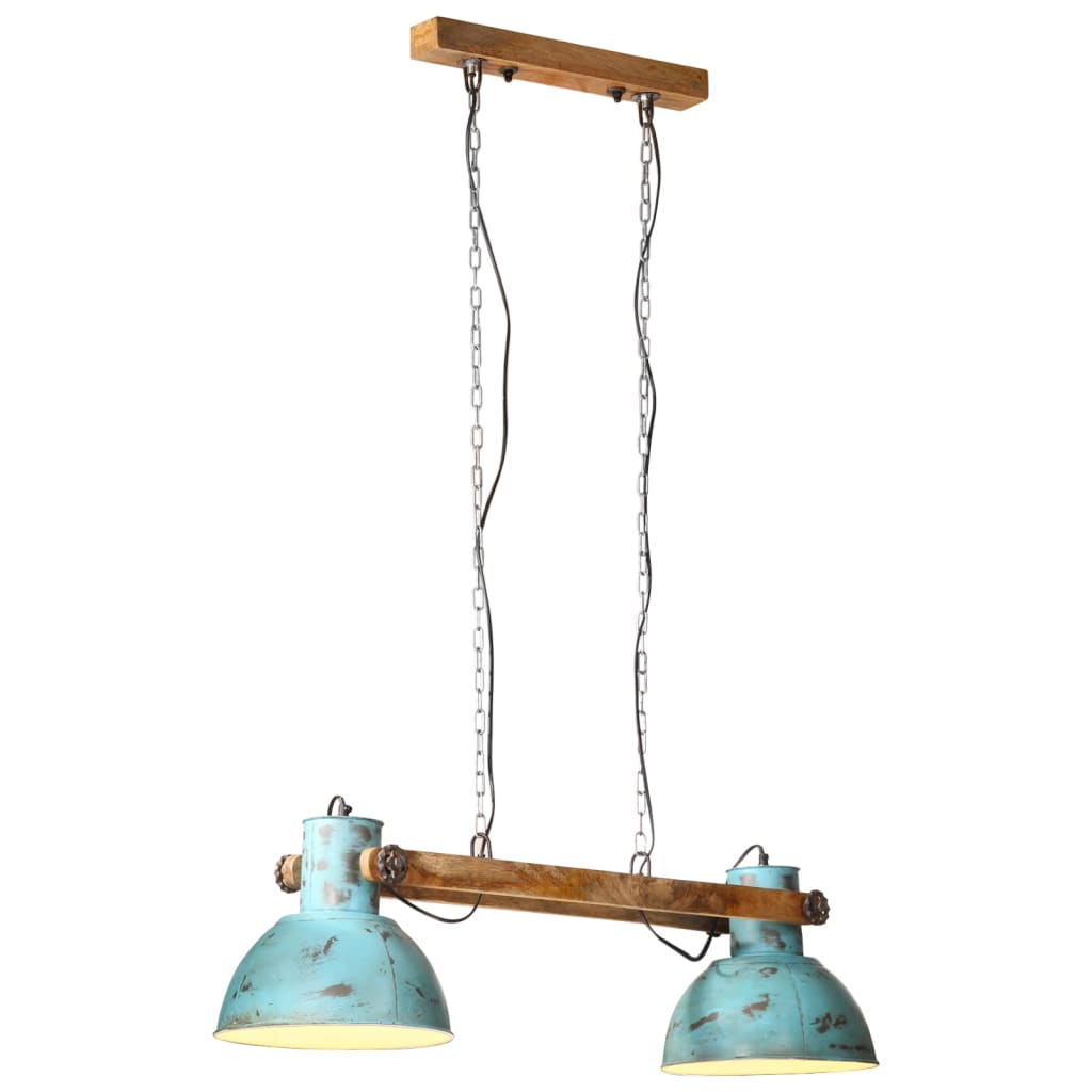 Vidaxx Hängelampe 25 W E27 85x28x109 cm verwittertes Blau