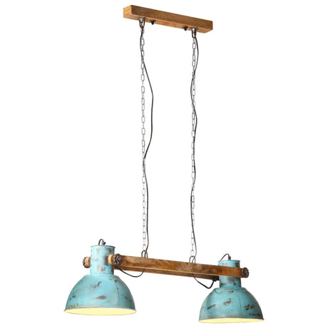 Vidaxx Hängelampe 25 W E27 85x28x109 cm verwittertes Blau