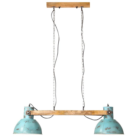 Vidaxx Hängelampe 25 W E27 85x28x109 cm verwittertes Blau