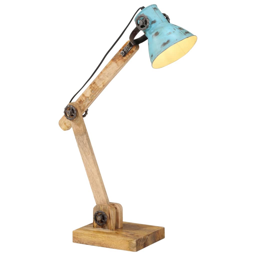 Vidaxx Schreibtischlampe 25 W E27 23x18x96 cm verwittertes Blau