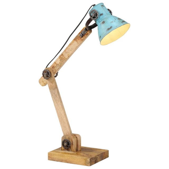 Vidaxx Schreibtischlampe 25 W E27 23x18x96 cm verwittertes Blau