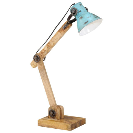 Vidaxx Schreibtischlampe 25 W E27 23x18x96 cm verwittertes Blau