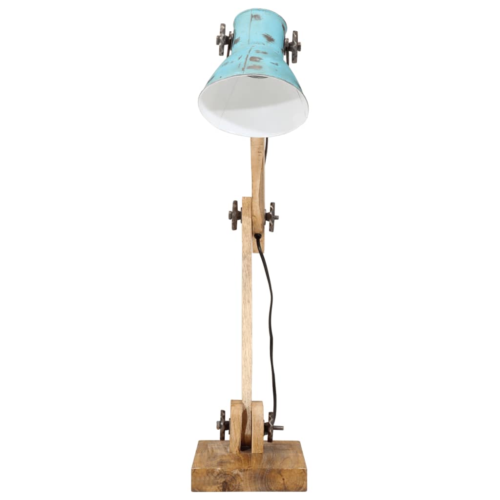 Vidaxx Schreibtischlampe 25 W E27 23x18x96 cm verwittertes Blau