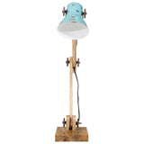 Vidaxx Schreibtischlampe 25 W E27 23x18x96 cm verwittertes Blau
