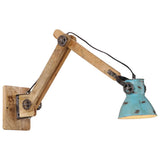 Vidaxx Wandleuchte 25 W E27 96 x 15 x 20 cm verwittertes Blau