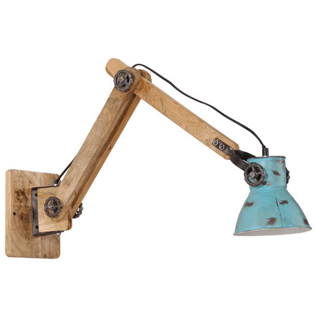 Vidaxx Wandleuchte 25 W E27 96 x 15 x 20 cm verwittertes Blau