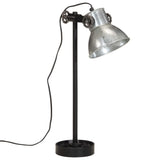 Vidaxx Schreibtischlampe 25 W E27 15x15x55 cm Vintage Silber