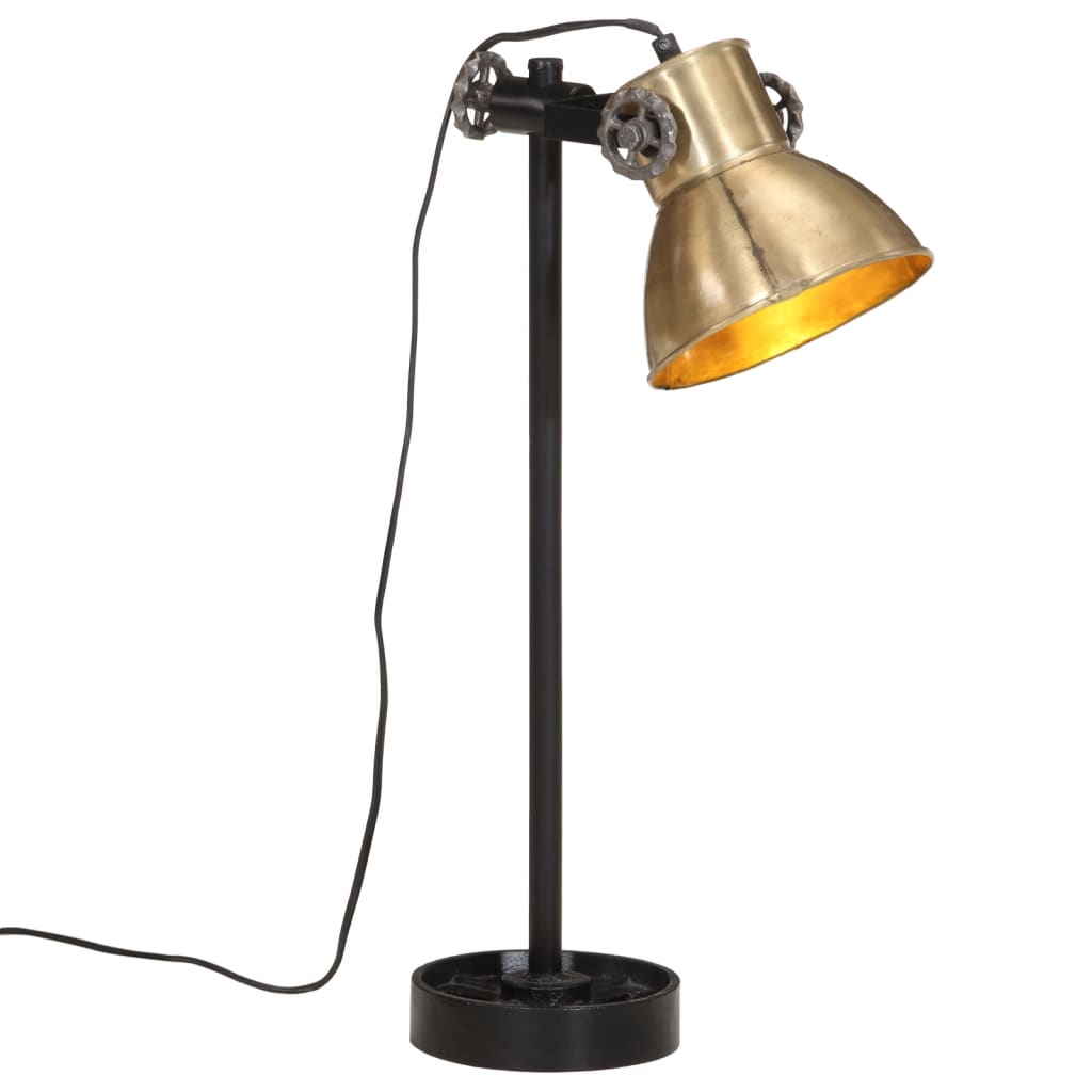 Vidaxx Schreibtischlampe 25 W E27 15x15x55 cm Messing antik