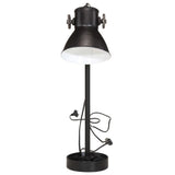 Vidaxx Schreibtischlampe 25 W E27 15x15x55 cm schwarz