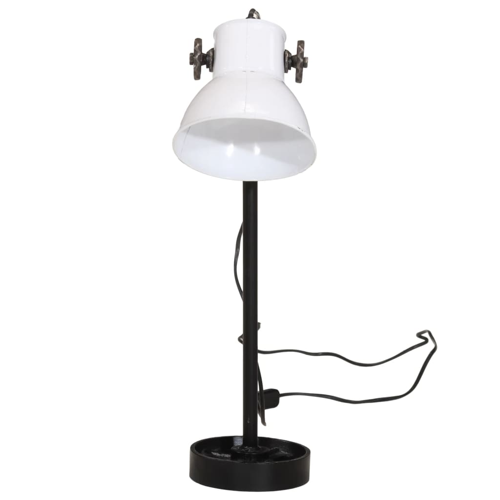 Vidaxx Schreibtischlampe 25 W E27 15x15x55 cm weiß