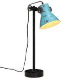 Vidaxx Schreibtischlampe 25 W E27 15x15x55 cm verwittertes Blau