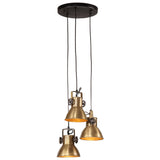 Vidaxx Hängelampe 25 W E27 30x30x100 cm antik messingfarben