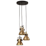 Vidaxx Hängelampe 25 W E27 30x30x100 cm antik messingfarben