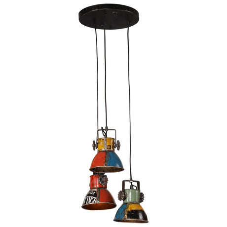 VidaXL Hängelampe 25 W E27 30x30x100 cm mehrfarbig