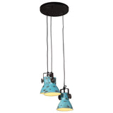 Vidaxx Hängelampe 25 W E27 30x30x100 cm verwittertes Blau