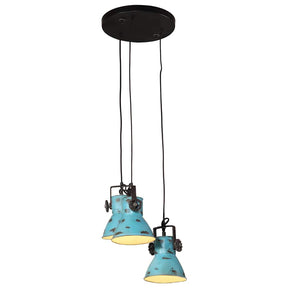 Vidaxx Hängelampe 25 W E27 30x30x100 cm verwittertes Blau